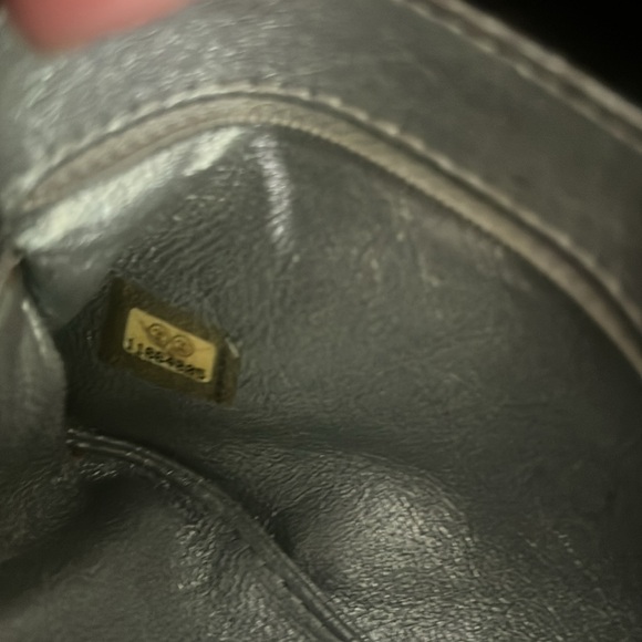 Chanel Quilted Silver Chain Flap Bag. Classic. Authentic - Picture 2 of 9